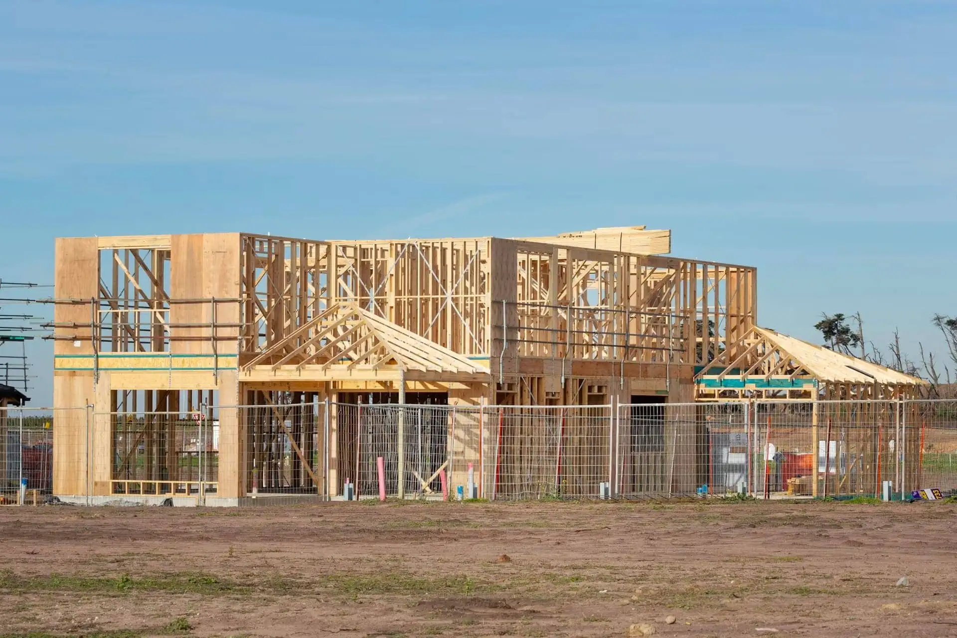 Cantiere edile: struttura in costruzione