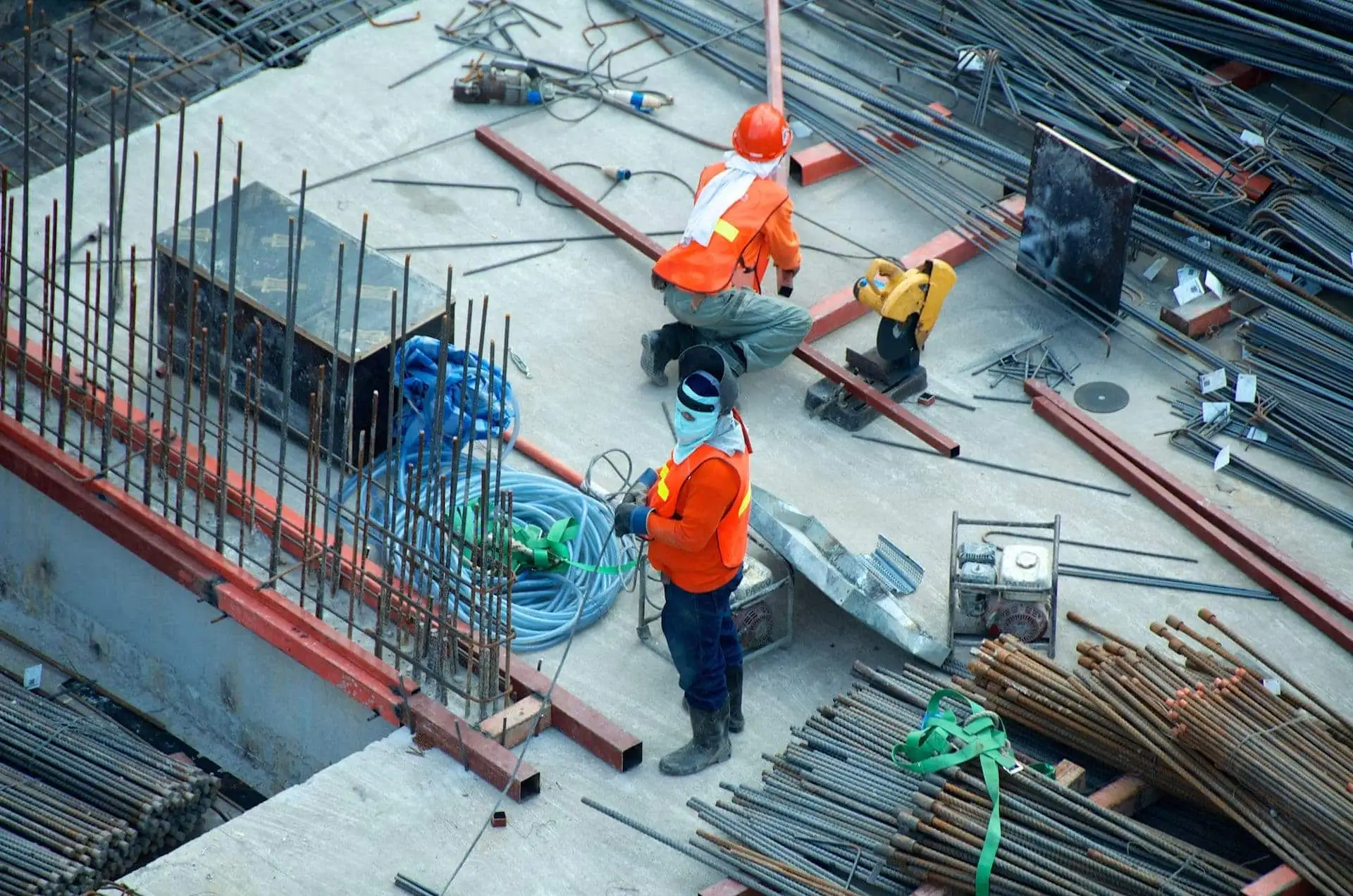 Operatore in cantiere